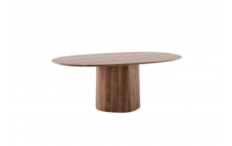 Column oval table cover
